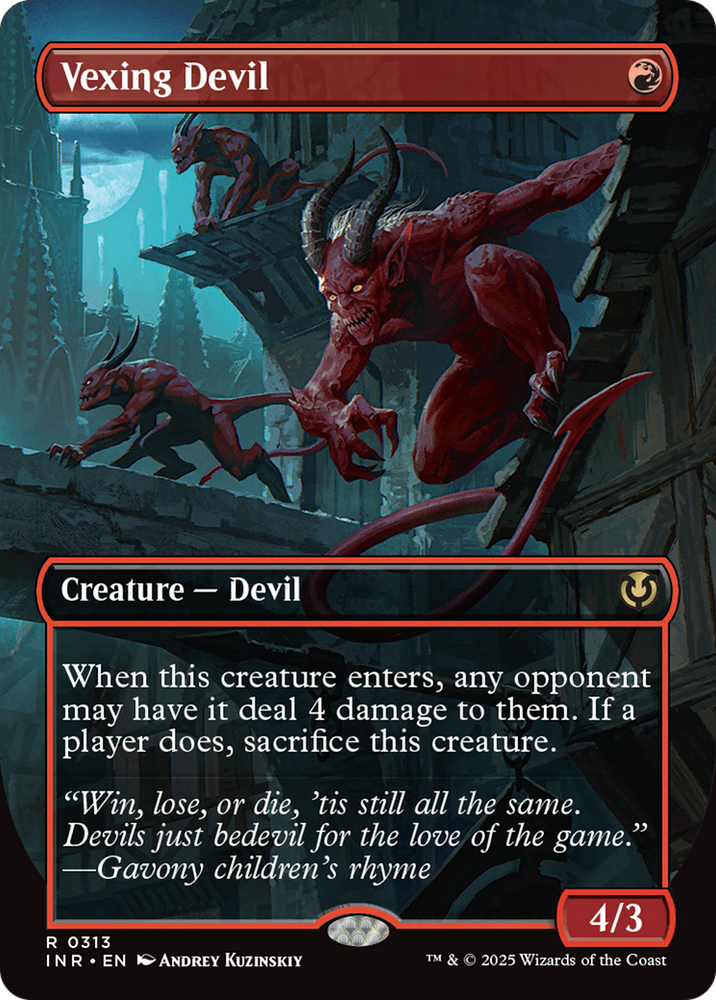 Vexing Devil (Borderless) [Innistrad Remastered]